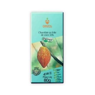 Imagem de Chocolate Vegano Orgânico Ao Leite De Coco 50% 80g Onveg