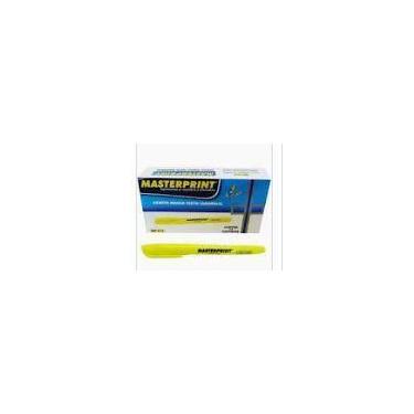 Imagem de Caneta marca texto amarela masterprint mp 612 caixa c/12 unidades