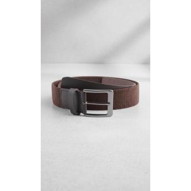 Imagem de Cinto Masculino Couro E Elástico Café - Congratulations Store
