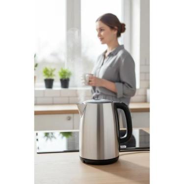 Imagem de Chaleira Elétrica Inox 1,7L Potente 1850W Rápida - Congratulations Sto