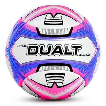 Imagem de Bola Futsal Dualt Feminino Profissional Velox Pro 1000, Rosa, Roxo, Br