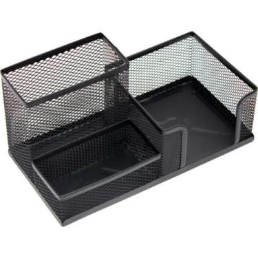 Imagem de Acessorio para Mesa Aramado 3 Reparticoes Preto - YINS