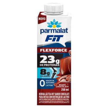 Imagem de Bebida Láctea UHT Parmalat Fit FlexForce Sabor Shake Chocolate com 23g