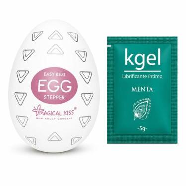 Imagem de Kgel Sachê Lubrificante Íntimo Menta 5g e Egg Magical Kiss - Vibe Toys