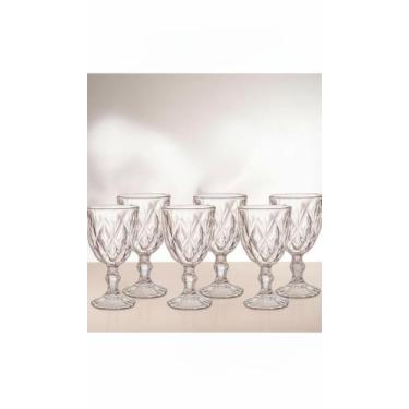 Imagem de Jogo 6 Mini Taças Vidro Diamond 50ml Licor - Congratulations Store