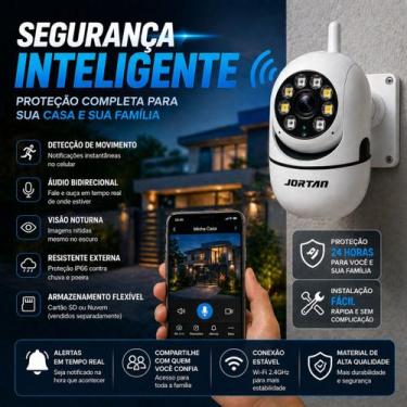 Imagem de Câmera Babá Eletrônica Inteligente WiFi Monitoramento Infantil Idosos 