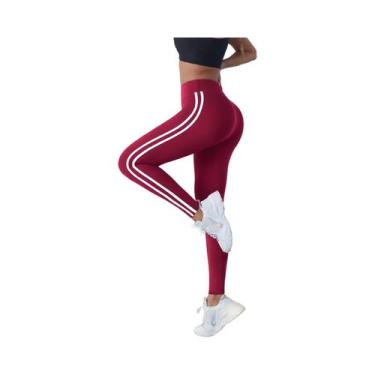 Imagem de Leggings De Yoga E Corrida Para Mulheres Com Cintura Alta, Stretch Em 