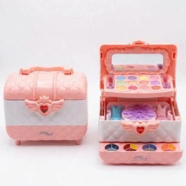 Imagem de Maleta Maquiagem Grande Organizador Elegante Feminino - GBGSTORE