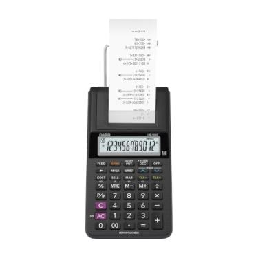 Imagem de Calculadora com bobina Casio HR-10RC, 10 x 8 x 24 cm, preto