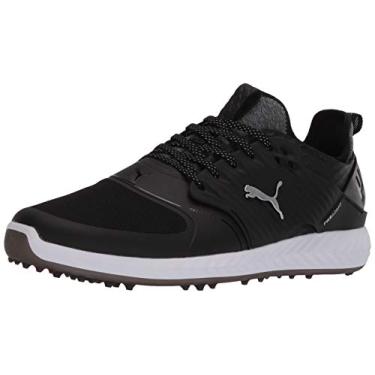 Imagem de PUMA GOLF Ignite Pwradapt Tênis de golfe masculino com gaiola, Puma Preto - Puma Silv, 45