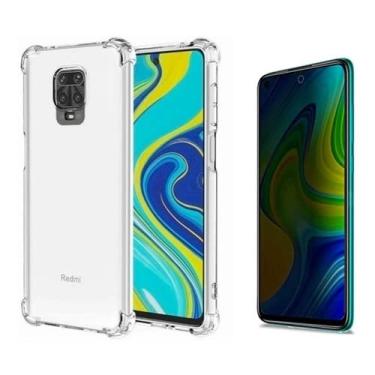 Imagem de Kit Capinha Anti Impacto e Película de Privacidade Para Xiaomi Redmi Note 9S - Jodda