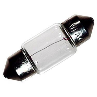 Imagem de Ancor Lâmpada elétrica de grau marítimo 529102 (tampa de extremidade de festoon, 12 volts, 10 Watt.83 Amp, transparente, pacote com 2)