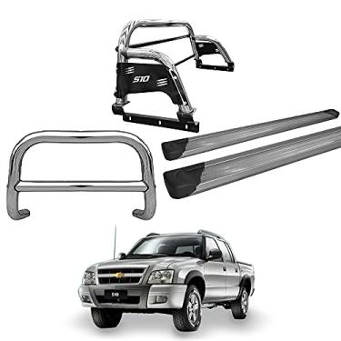 Imagem de Kit Quebra Mato+Sant Ant+Estr Plataforma S10 94/11 Cromo C/D