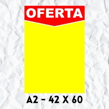 Imagem de Cartaz De Oferta 42 X 60 (A2) - 100 Unidades - Embalagens E Papéis Bri