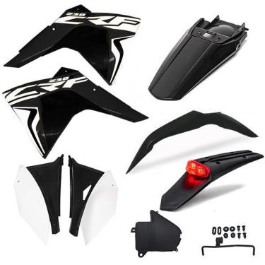 Imagem de Kit Plástico Amx Premium Crf 230 Com Adesivos e Lanterna Traseira