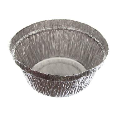 Imagem de Embalagem de Alumínio Redonda com 8,5cm com 100 Unidades Hmvm