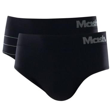 Imagem de Kit 2 Cuecas Slip Mash Masculina Microfibra