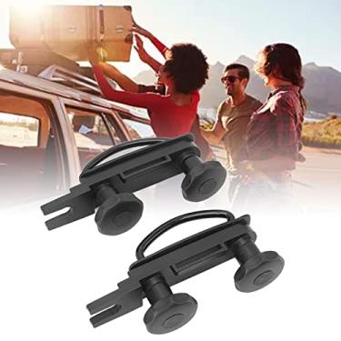 Imagem de Kit de montagem de montagem em van de carro Suportes em U Acess¨®rio de instala??o,Parafusos em U da caixa de teto universal Bra?adeiras, 4 parafusos em forma de U, 4 juntas de borracha, 4 painel