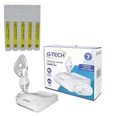 Imagem de Inalador E Nebulizador Compact Dc 1 + Soro Fisiológico