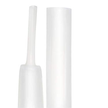 Imagem de Tubos termorretráteis, tubos termorretráteis de parede dupla, proporção de 3:1, adesivo ativado por calor, revestido, tubo retrátil marinho, protetor de envoltório transparente 1,2 m pft001