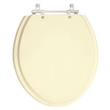 Imagem de Assento Sanitario Poliester Convencional Oval Bege Claro vaso Deca