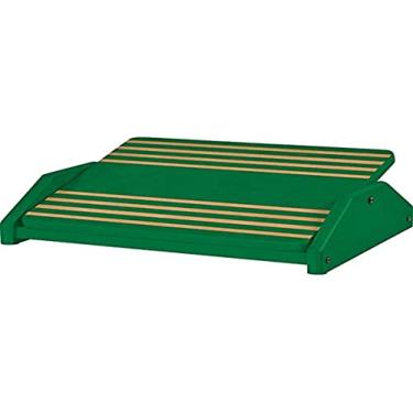 Imagem de souza & Cia, Apoio Ergonômico para os Pés, MDF Natural (Cor: Verde) Ref:3708