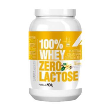 Imagem de Whey Protein 100% Health Labs Zero Lactose Sabor Baunilha 900G