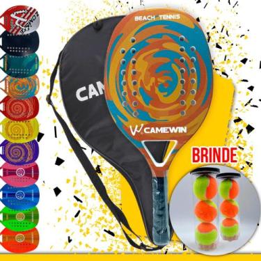 Kit C/2 Raquetes Beach Tennis/Tenis de Praia + 3 Bolas - Vollo - Bola de  Beach Tênis - Magazine Luiza