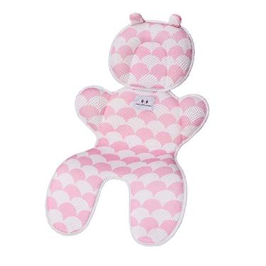 Imagem de Jueshanzj forro para assento de bebê para carrinho de bebê, superleve, respirável, almofada de assento de carro, rosa Sector 35 x 70 cm
