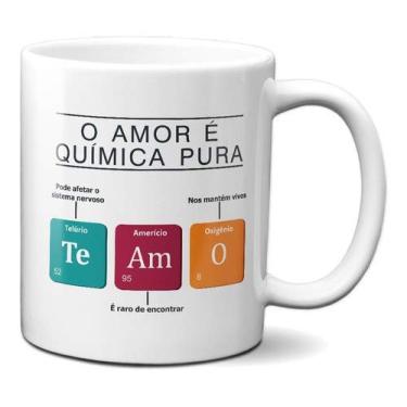 Imagem de Caneca O Amor É Química Pura Presente Criativo Personalizado