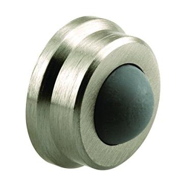 Imagem de Prime-Line J 4844 batente de porta, suporte de parede, 2,5 cm, níquel acetinado (pacote único)