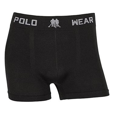 Imagem de Cueca Boxer Polo Wear Masculina Cor:preto;tamanho:g