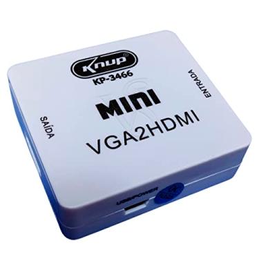 Imagem de Mini adaptador VGA para HDMI VGA2HDMI 1080 P conector conversor com áudio para PC laptop para projetor HDTV