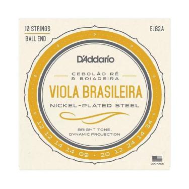 Imagem de Encordoamento Viola Caipira D`Addario EJ82A Cebolão em Ré - 27358