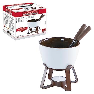 Imagem de Hauskraft, CJFN032, Conjunto Fondue Binche 5 Peças Cerâmica Carne Chocolate