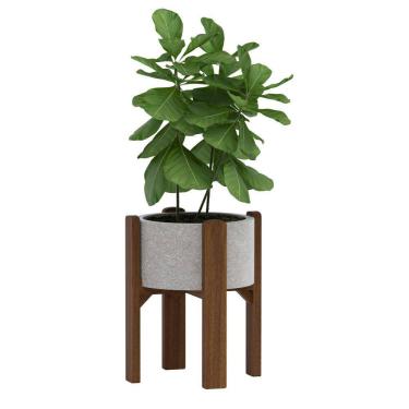 Imagem de Suporte de Vaso em Madeira 40 cm para Jardim - Comprar Móveis em Casa