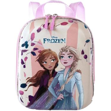 Imagem de Mochila Pequena Maxtoy Frozen Elsa e Anna Rosa