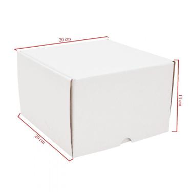 Imagem de Caixa de Papelão Básica E Funda 20 Unidades Embalagens 20cm x 20cm x 13cm