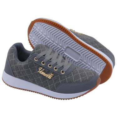 Imagem de tenis femenino vanelii confortavel (34, grafite)