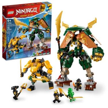 Imagem de Conjunto De Brinquedos De Construção Lego Ninjago Lloyd E Arin's Ninja