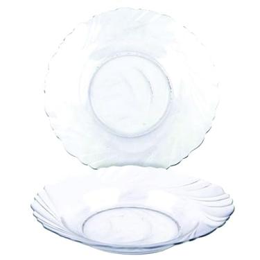 Imagem de Kit Jogo Pratos Fundo Sopa Transparente 8 Peças 22,5cm