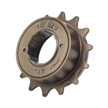 Imagem de Vaveren Bicicleta roda livre substituição conveniente montar bicicletas de estrada resistente única velocidade profissional mtb bicicleta cassete volante, 14T