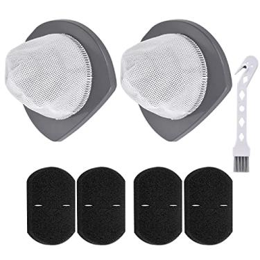 Imagem de Anicell Filtro de substituição 2033 para aspirador Bissell Featherweight Stick leve sem bolsa 20331 2033 20334 20336 20339 2033M, 2 filtros de malha 4 filtros de espuma, substituir a peça nº 1611508