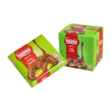 Imagem de Barra De Chocolate Ao Leite Com Pistache Nestlé 60G (6 Und) - Nestle