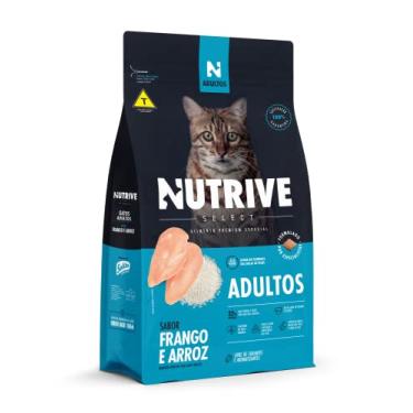 Imagem de Nutrive Select Gatos Adultos Frango e Arroz 1kg