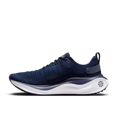 Imagem de Nike Tênis unissex Reactx Infinity Run 4, Azul-marinho universitário/tom de platina, 12