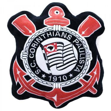 Imagem de Almofada Escudo Corinthians 41 X 37 X 17 Cm