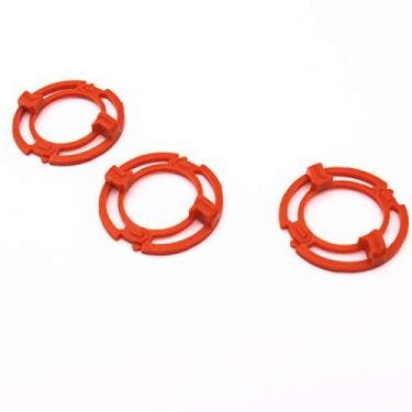 Imagem de LEZHISNUG Anel de bloqueio (placa de retenção, suporte de lâmina) para cabeças de barbear Philips modelo/tipo SH70 e SH90 (cor laranja) para máquinas de barbear S7000 e S9000 (e substituição RQ12