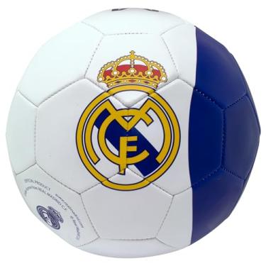 Imagem de Bola de Futebol Oficial do Real Madrid, Número 5, Cor Branca, Maccabi Art.