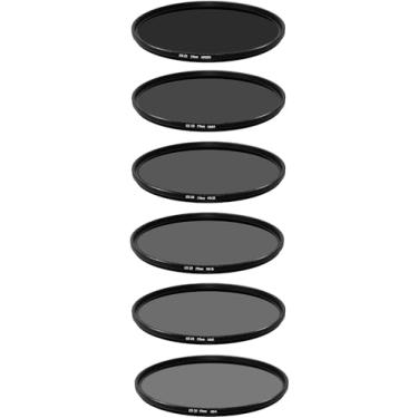Imagem de ICE CO Conjunto de 6 filtros finos de 82 mm ND MC ND4 ND8 ND16 ND32 ND64 ND1000 2, 3, 4, 5, 6,10 Stop 16 camadas de vidro óptico nano multi-revestido